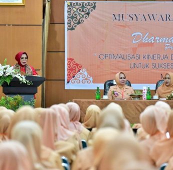 Lies F Nurdin Tekankan Empat Poin Penting Pada Musyawarah IV DWP Sulsel