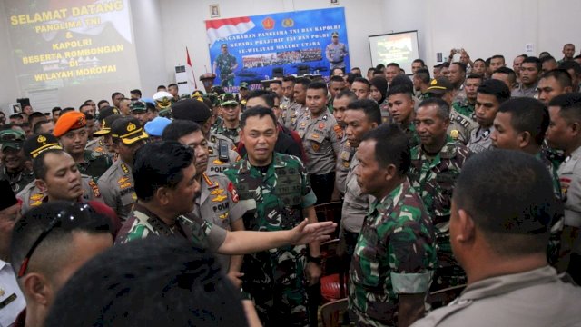 Panglima TNI dan Kapolri Kunjungi Maluku Utara, Tegaskan Netralitas di Pilkada Serentak 2020
