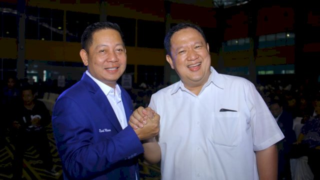 Ketua DPW Nasdem Sulsel Rusdi Masse bersama Dokter Onasis.