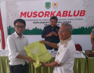 Hanya 45 Menit Antar Hamrullah Jadi Ketua KONI Lutra