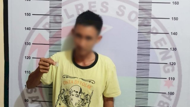 Diduga Gunakan Sabu, Warga Lewa-lewa Diamankan di Polres Soppeng
