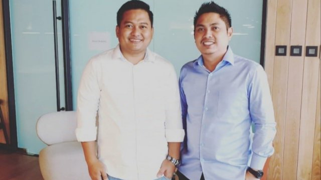 Hari Paramuda bersama Ketua Umum BPP Hipmi Mardani H. Maming.