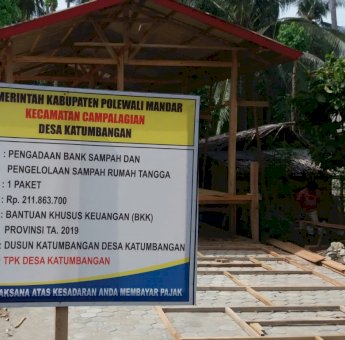 Desa Katumbangan Polman dapat Bantuan Pengembangan Program MARASA Dari Pemprov Sulbar