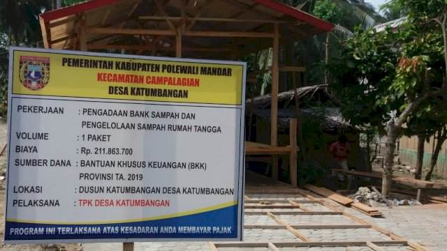 Desa Katumbangan Polman dapat Bantuan Pengembangan Program MARASA Dari Pemprov Sulbar
