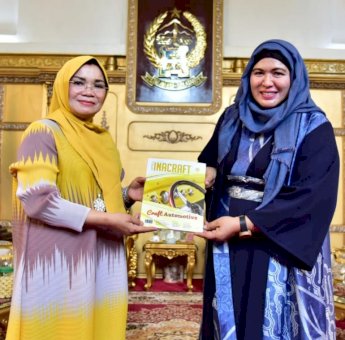 Lies F Nurdin Terima Kunjungan ASEPHI, Sulsel Siap Jadi Ikon Inacraft 2021