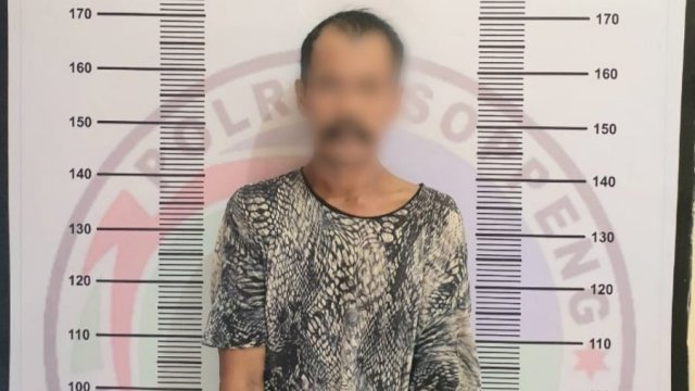 Kedapatan Bawa 14 Saset Sabu, Warga Desa Abbanuange Digelandang Ke Mapolres Soppeng