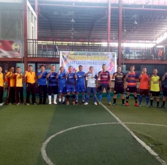 Dekatkan Polisi dengan Masyarakat, Satlantas Polres Gowa Gelar Pertandingan Persahabatan Futsal