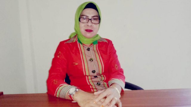 Kepala Dinas Pemberdayaan Perempuan dan Perlindungan Anak Kabupaten Buton Tengah, Nurlia Husuni.