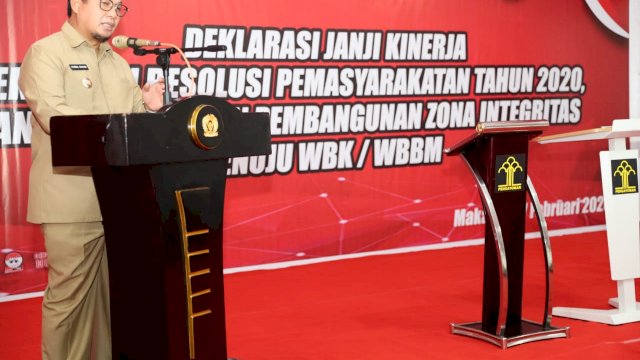 Iqba Suhaeb Dukung Lapas Klas 1 Makassar Canangkan Zona Integritas Wilayah Bebas Korupsi