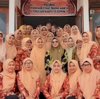 Peresmian Gedung DWP Soppeng, Nurjannah Kaswadi Harapkan Fokus Jalankan Tugas