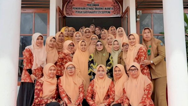 Peresmian Gedung DWP Soppeng, Nurjannah Kaswadi Harapkan Fokus Jalankan Tugas