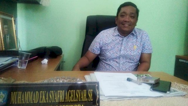 Anggota Fraksi Gerindra DPRD Soppeng, Muhammad Eka Syafri Agelsyah.