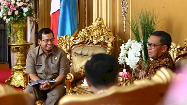 Pj Walikota Iqbal Suhaeb Temui Gubernur Sulsel, Bahas Hari Kebudayaan