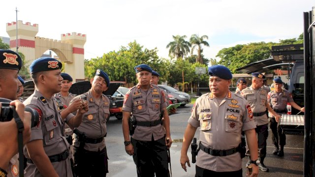 Siskamtibmas Sulit Diprediksi, Ini yang Dilakukan Pasukan Gegana Sulsel