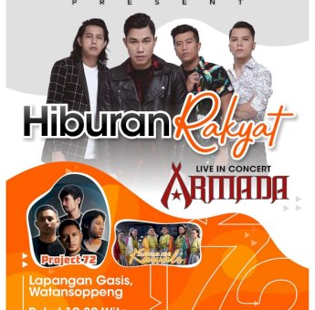 Siap-siap! Masyarakat Soppeng Akan Dihibur Armada Band