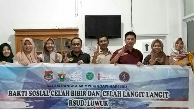 Pasca Operasi Bibir Sumbing di Banggai, Bupati Herwin Sampaikan Terima Kasih Ke FKG Unhas