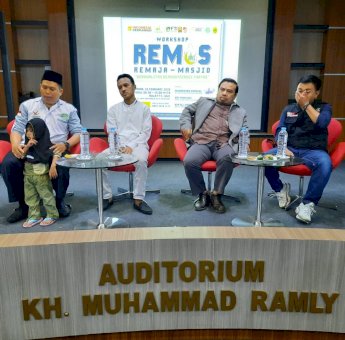 ACT Sulsel dan FTI UMI Bersama BKPRMI Makassar Gelar Worskshop Remaja Masjid