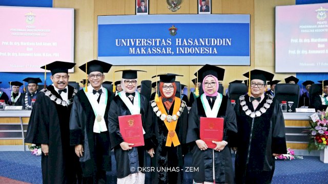 Guru Besar FKG Unhas Bertambah, Ini Profilnya