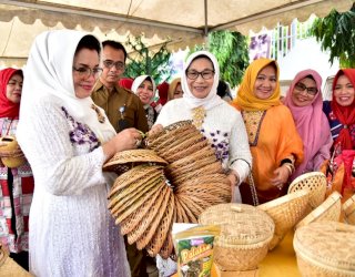 Lies F Nurdin Kunjungi Sanggar Kegiatan Dusun Penja di Enrekang