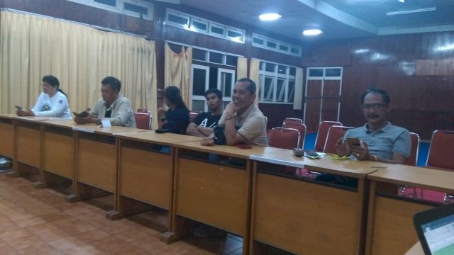 Rapat verifikasi atlet peraih medali untuk diusulkan sebagai calon ASN ke BKD Sulsel.