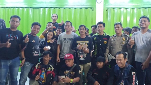 AKBP Boy Samola Ajak Komunitas Motor di Gowa Jadi Pelopor Keselamatan Lalu Lintas