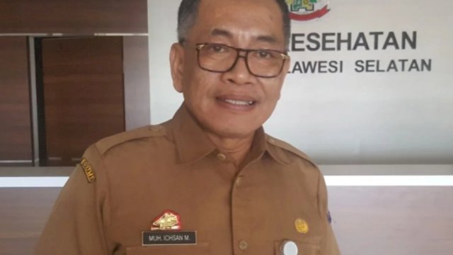 Kepala Dinas Kesehatan Sulsel, dr. Muhammad Ichsan Mustari. (foto:tagar)