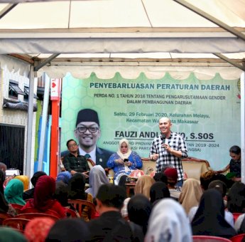 Jadi Pemateri di Sosialisasi Perda, Deng Ical: Peran Perempuan Harus Dioptimalkan