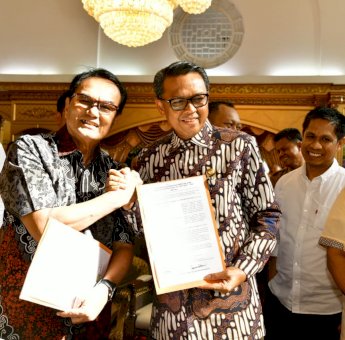 Disaksikan KPK, YOSS Resmi Serahkan Stadion Mattoanging ke Pemprov Sulsel