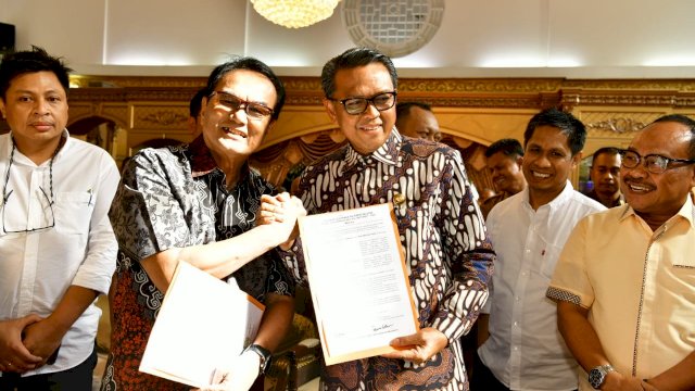 Disaksikan KPK, YOSS Resmi Serahkan Stadion Mattoanging ke Pemprov Sulsel