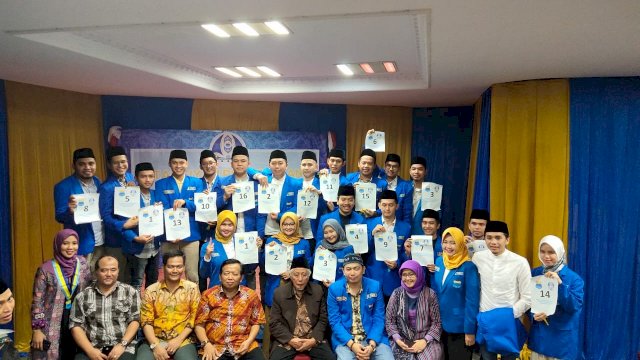 Pencabutan nomor urut kandidat calon ketua umum PB PMII Periode 2020-2022, Senin (02/03/2020).