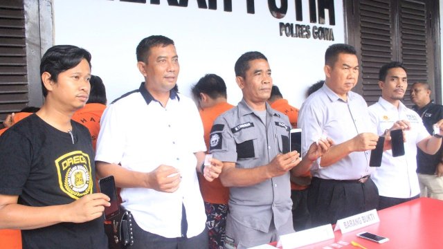 Dalam 2 Hari, Polres Gowa Berhasil Amankan 6 Terduga Pelaku Penyalahgunaan Narkoba