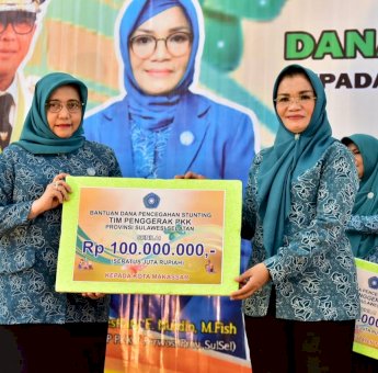 Terima Bantuan Dana Pencegahan Stunting, Ini Kata Ketua PKK Kota Makassar