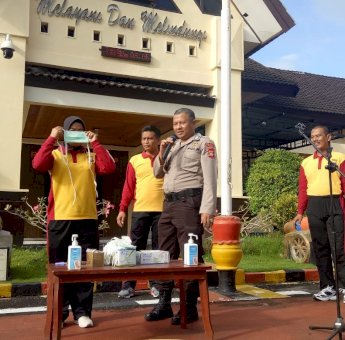 Cegah Penularan Virus Corona, Ini yang Dilakukan Polres Takalar
