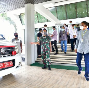 Gubernur Hadiri Rakor Gugus Tugas Percepatan Penanganan Covid-19 Sulsel