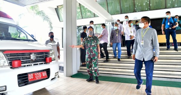 Gubernur Hadiri Rakor Gugus Tugas Percepatan Penanganan Covid-19 Sulsel