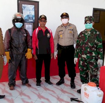 Gugus Tugas Pencegahan Covid-19 Mastim, Lakukan Penyemprotan Disinfektan