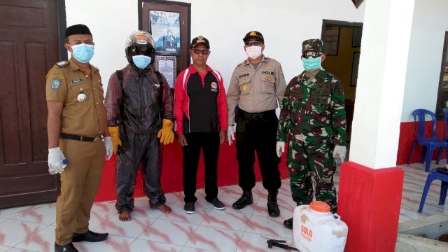 Gugus tugas Pencegahan Corona Virus Disease (Covid19) Lintas Sektoral (Linsek) Kecamatan Mawasangka Timur (Mastim). (Foto: IST)