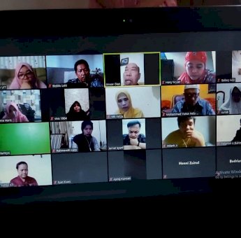 Evaluasi Pejabat Lingkup Kampus, Rektor UIT Gelar Rapat Koordinasi Secara Daring