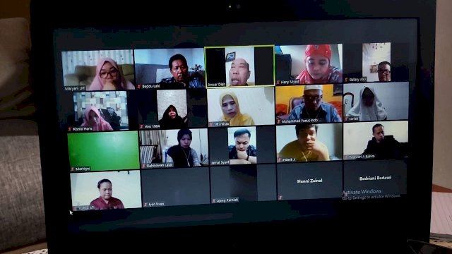 Evaluasi Pejabat Lingkup Kampus, Rektor UIT Gelar Rapat Koordinasi Secara Daring