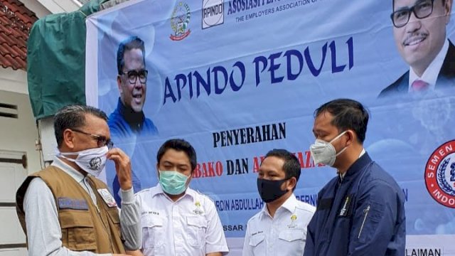 Pemprov Sulsel Terima Bantuan Dari Apindo untuk Atasi Covid-19