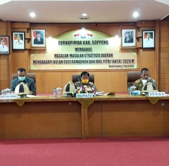 Jelang Ramadhan, Forkopimda Soppeng Bahas Masalah Strategis Daerah