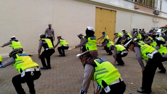 Jelang PSBB Gowa, Ini yang Dilakukan Satlantas Polres Gowa