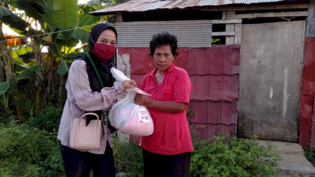 Gandeng HMI, Pertamina Bantu Pekerja Harian dan Masyarakat Gowa yang Terdampak Covid-19