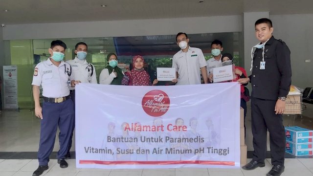 Bantu Tenaga Medis Atasi Corona, Alfamart Salurkan Nutrisi dan Vitamin
