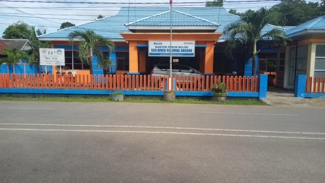 Kantor Cabang Perum Bulog Baubau. (Foto: Dzabur Al-Butuni/republiknews.co.id)