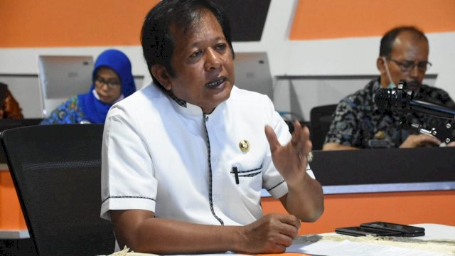 Video Conference, Andi Kaswadi Laporkan Keadaan Soppeng