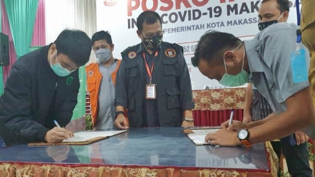 Tingkatkan Pelayanan Ke Masyarakat, PD Pasar Makassar Teken Kerjasama dengan Gojek