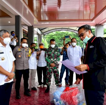 Gubernur Sulsel Tekankan Pinrang Harus Steril Dari Covid-19