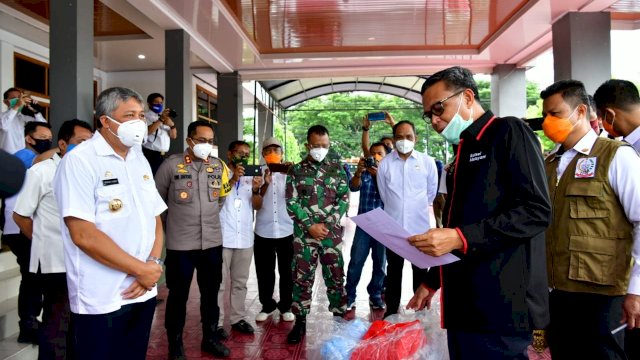 Gubernur Sulsel Tekankan Pinrang Harus Steril Dari Covid-19