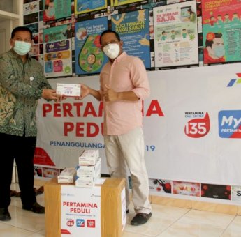 Pertamina Kembali Beri Bantuan APD di RS Rujukan Covid-19 di Makassar